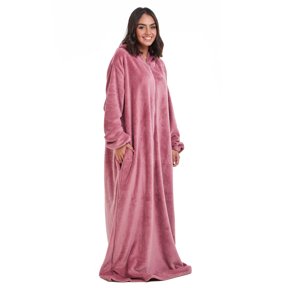 Snuggs Monk Wearable Blanket Dark Cashmere - Image 2