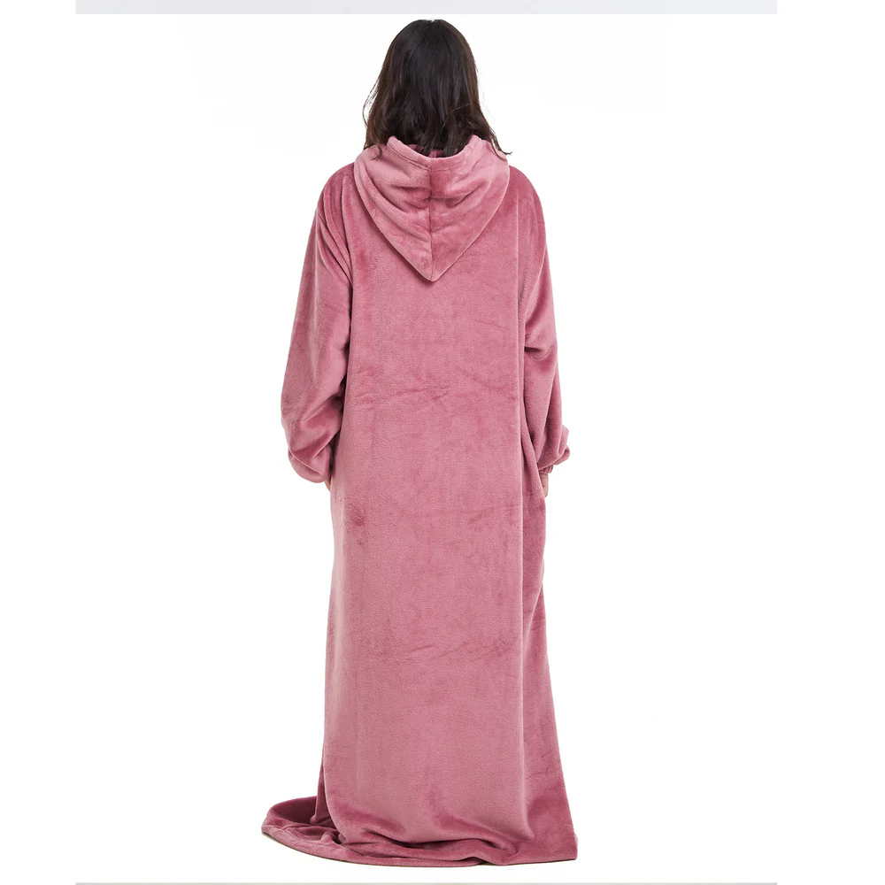 Snuggs Monk Wearable Blanket Dark Cashmere - Image 3