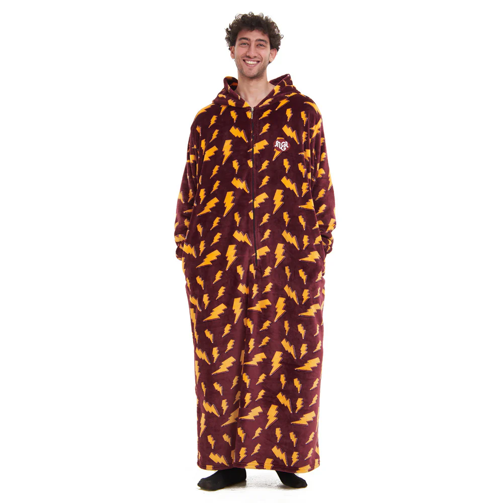 Snuggs Wearable Blanket Monk Dark Red Bolt - Image 4