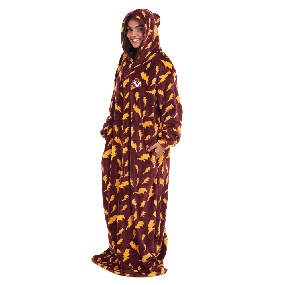 Snuggs Wearable Blanket Monk Dark Red Bolt - Image 5