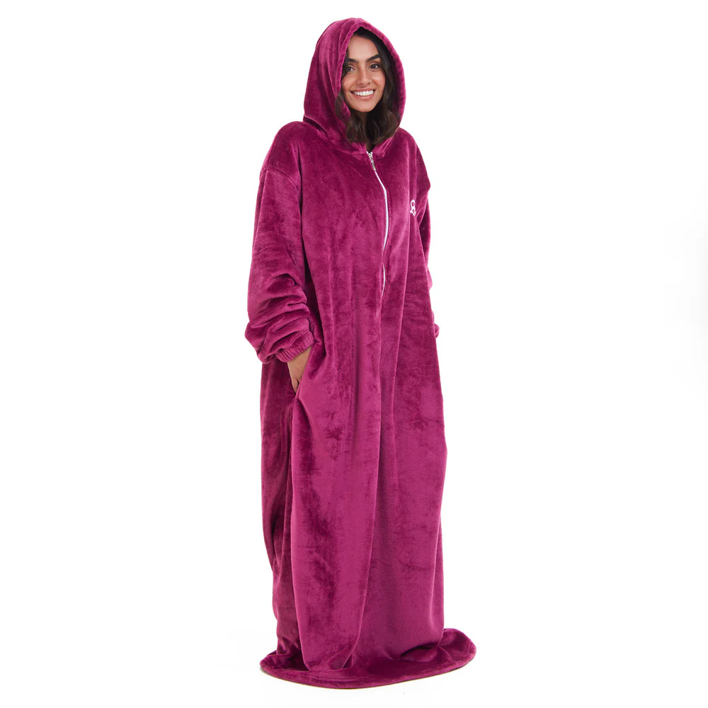 Snuggs Wearable Blanket Monk Fuchsia - Image 2