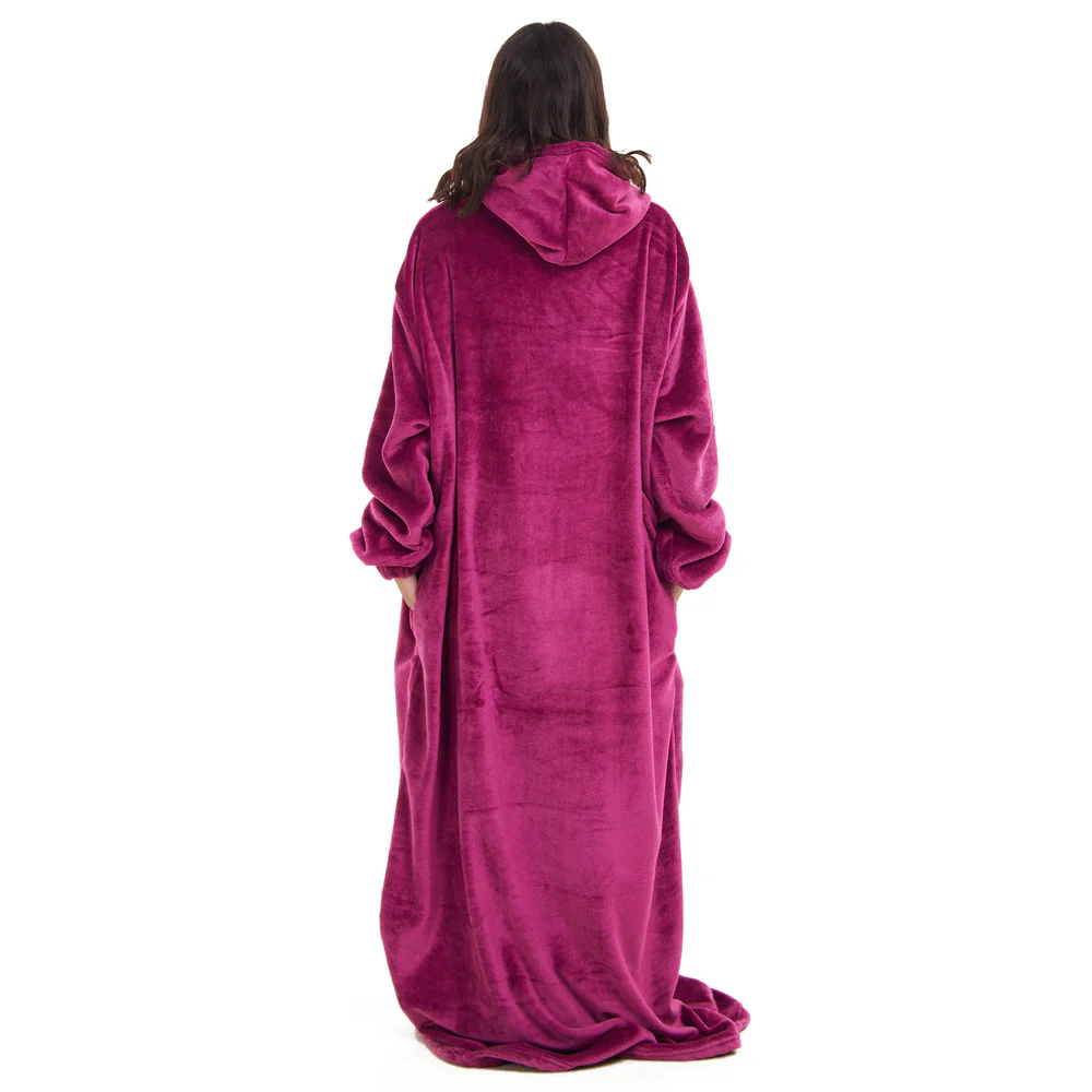 Snuggs Wearable Blanket Monk Fuchsia - Image 3