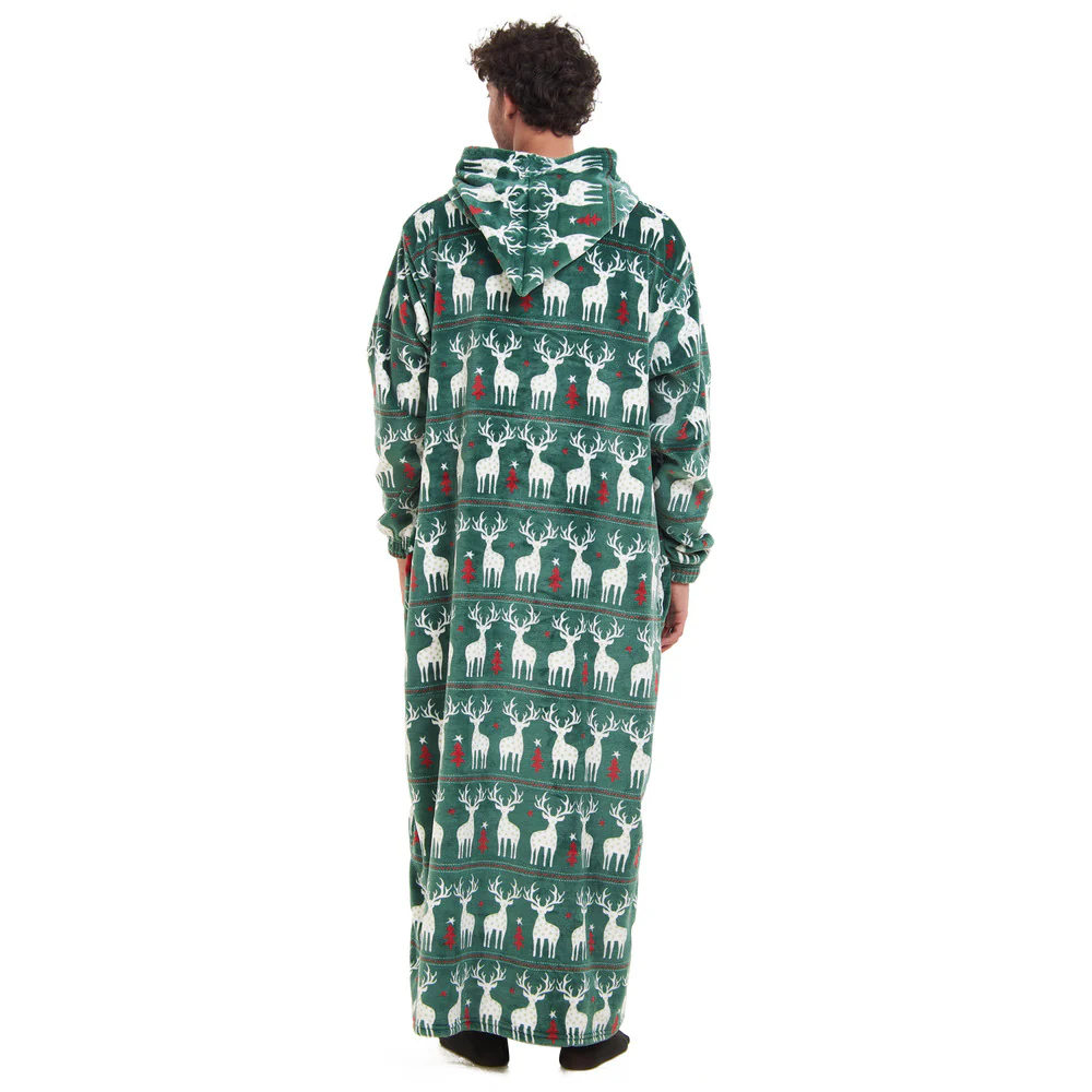 Snuggs Wearable Blanket Monk Green Christmas - Image 8
