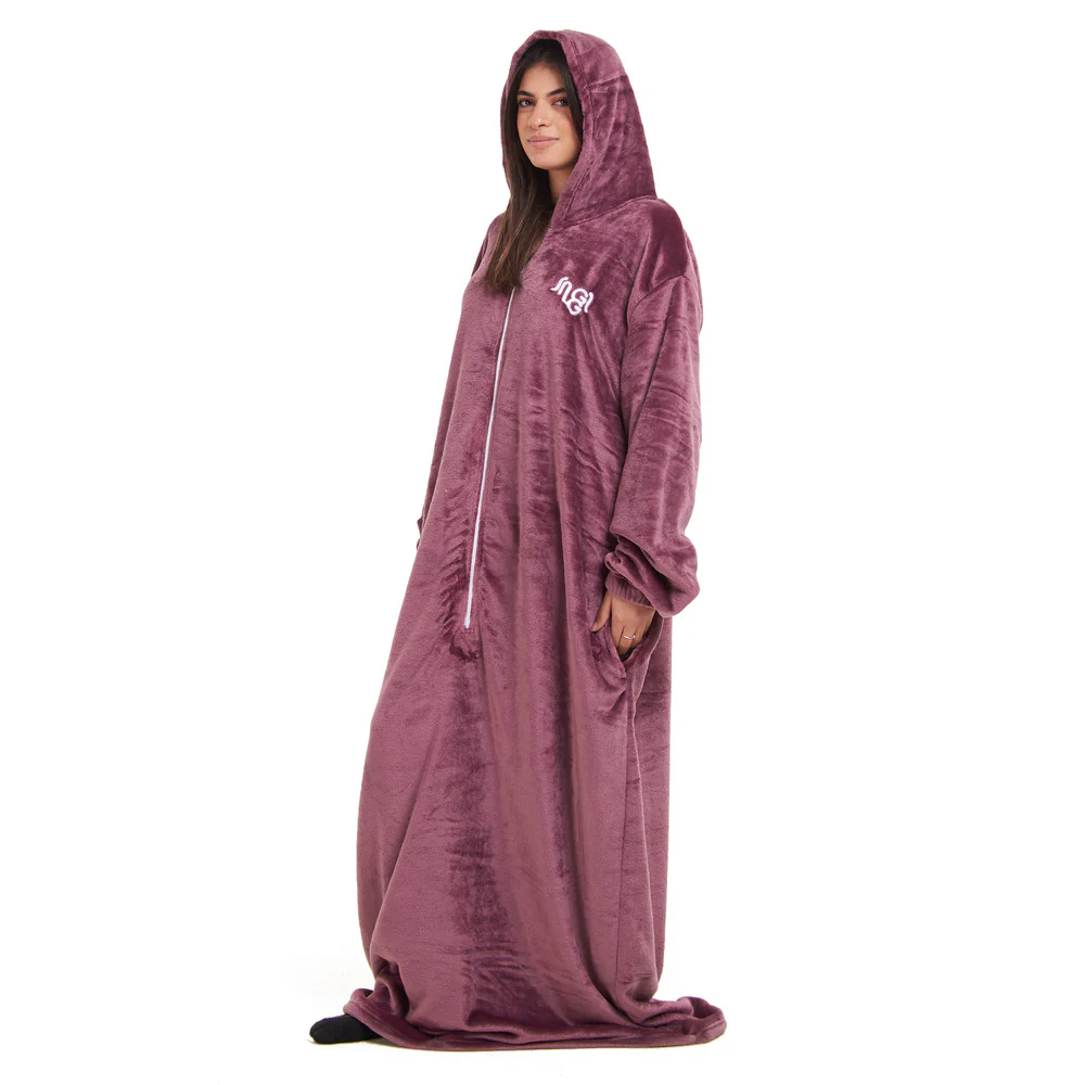 Snuggs Monk Wearable Blanket Mauve - Image 2