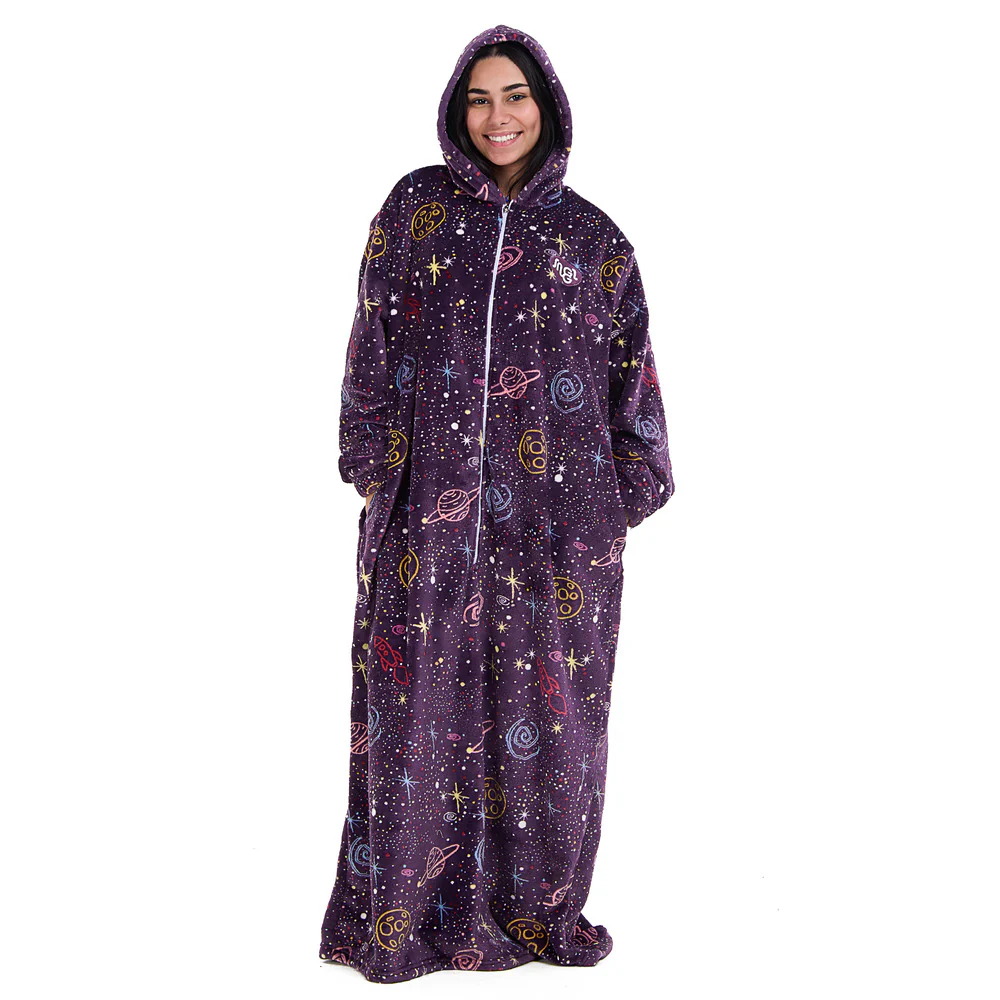 Snuggs Monk Wearable Blanket Mauve Space - Image 4