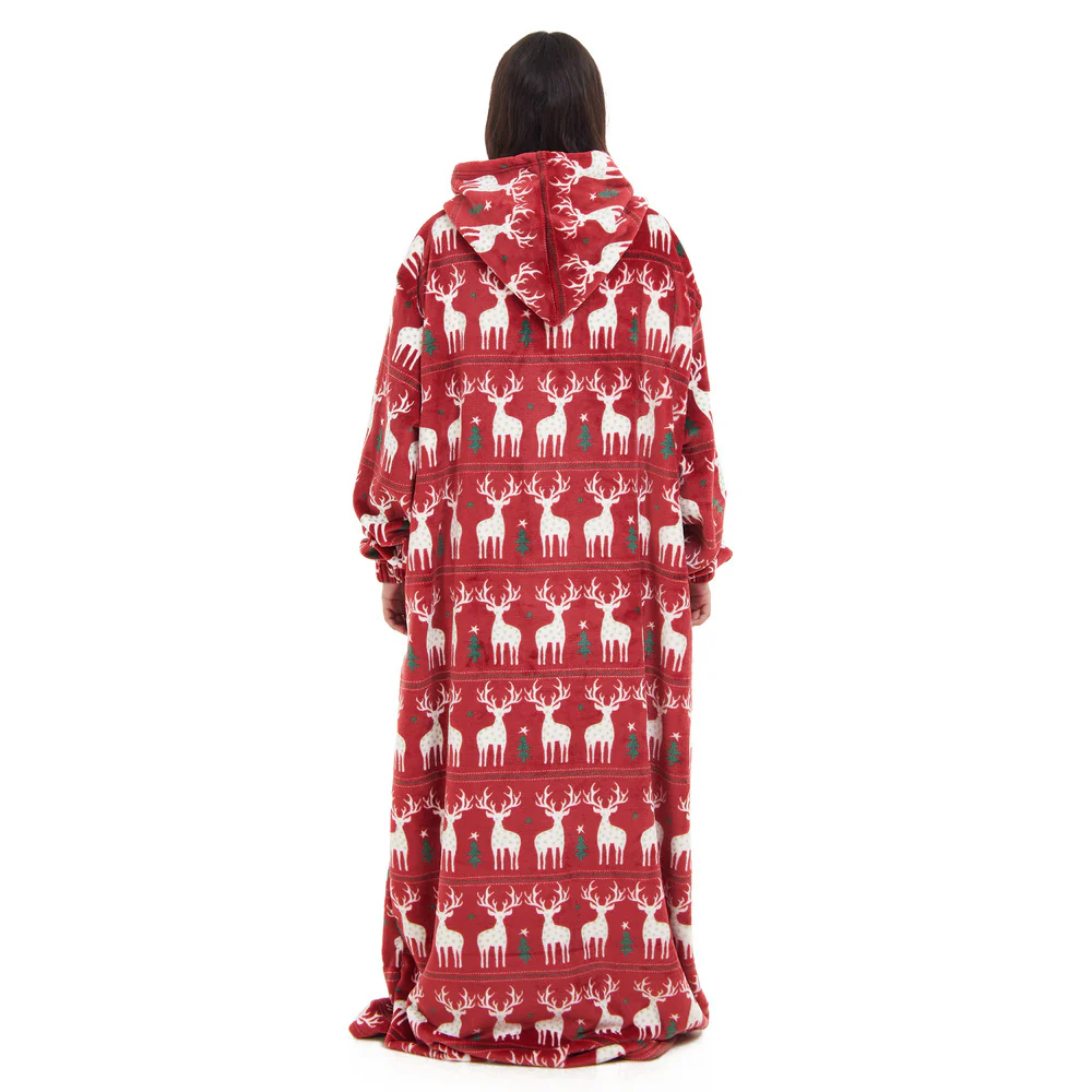 Snuggs Wearable Blanket Monk Red Christmas - Image 4