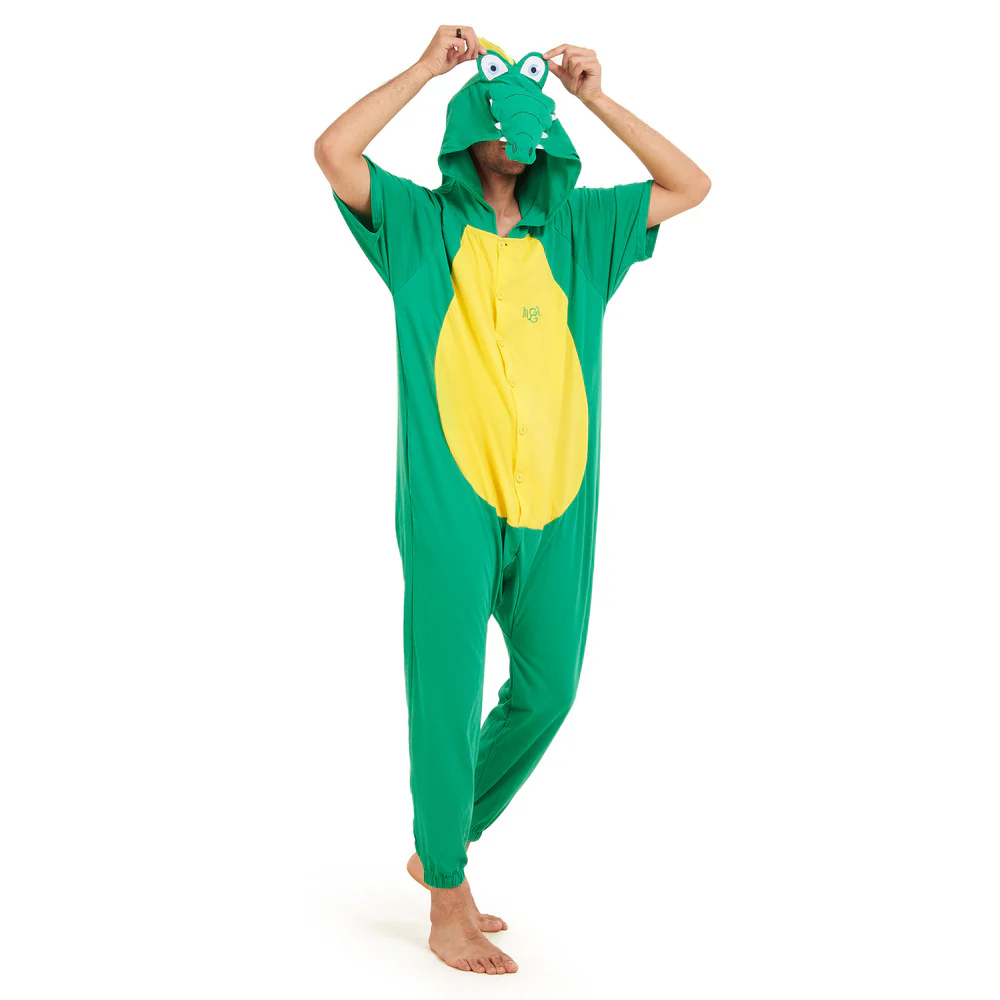 Snuggs Summer Onesie Crocodile - Image 2