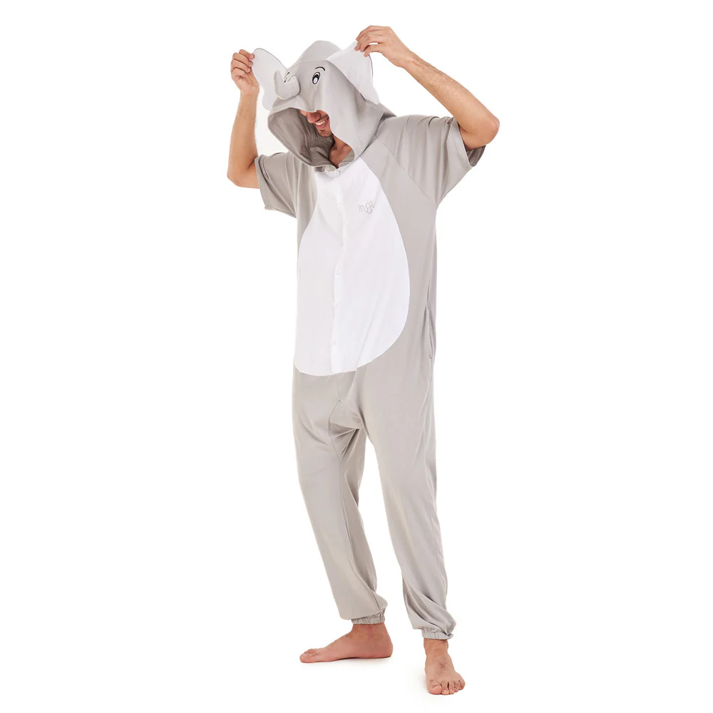 Snuggs Summer Onesie Elephant - Image 2