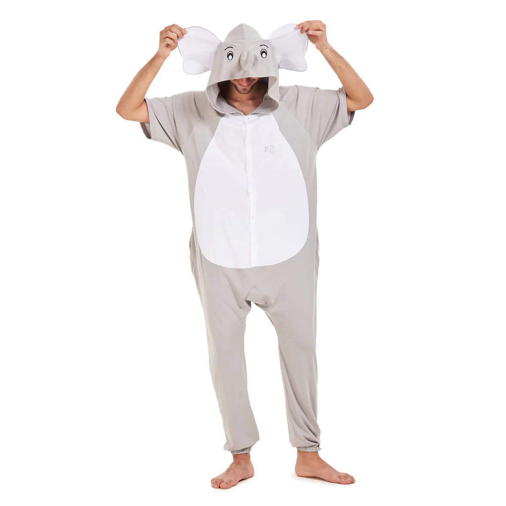 Snuggs Summer Onesie Elephant - Image 4