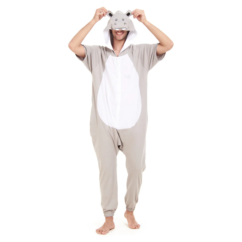 Snuggs Summer Onesie Hippo - Image 4