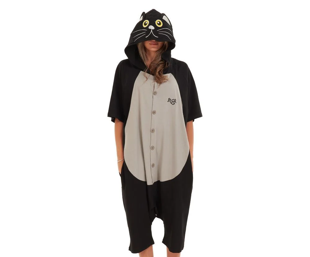 Snuggs Summer Onesie Short Cat - Image 2