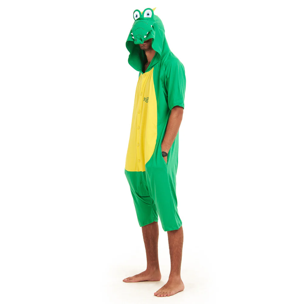 Snuggs Summer Onesie Short Crocodile - Image 2