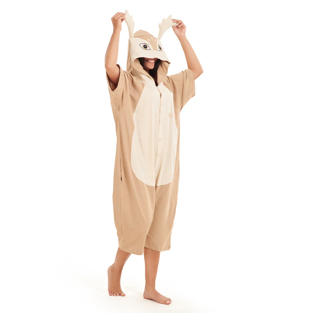 Snuggs Summer Onesie Short Deer - Image 2