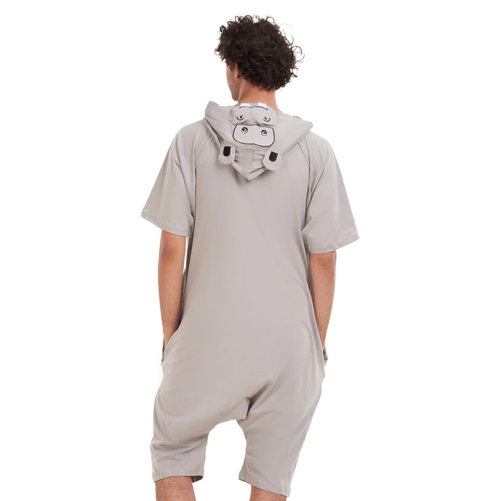 Snuggs Summer Onesie Short Hippo - Image 4