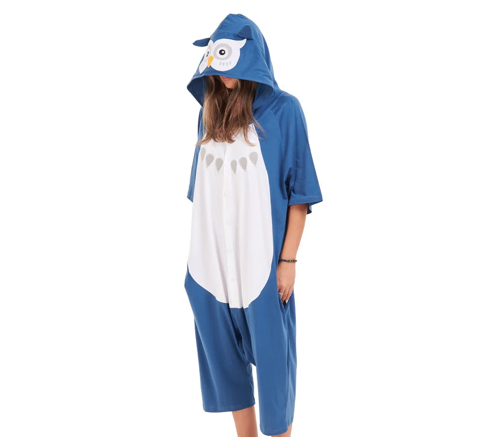 Snuggs Summer Onesie Short Owl - Image 3
