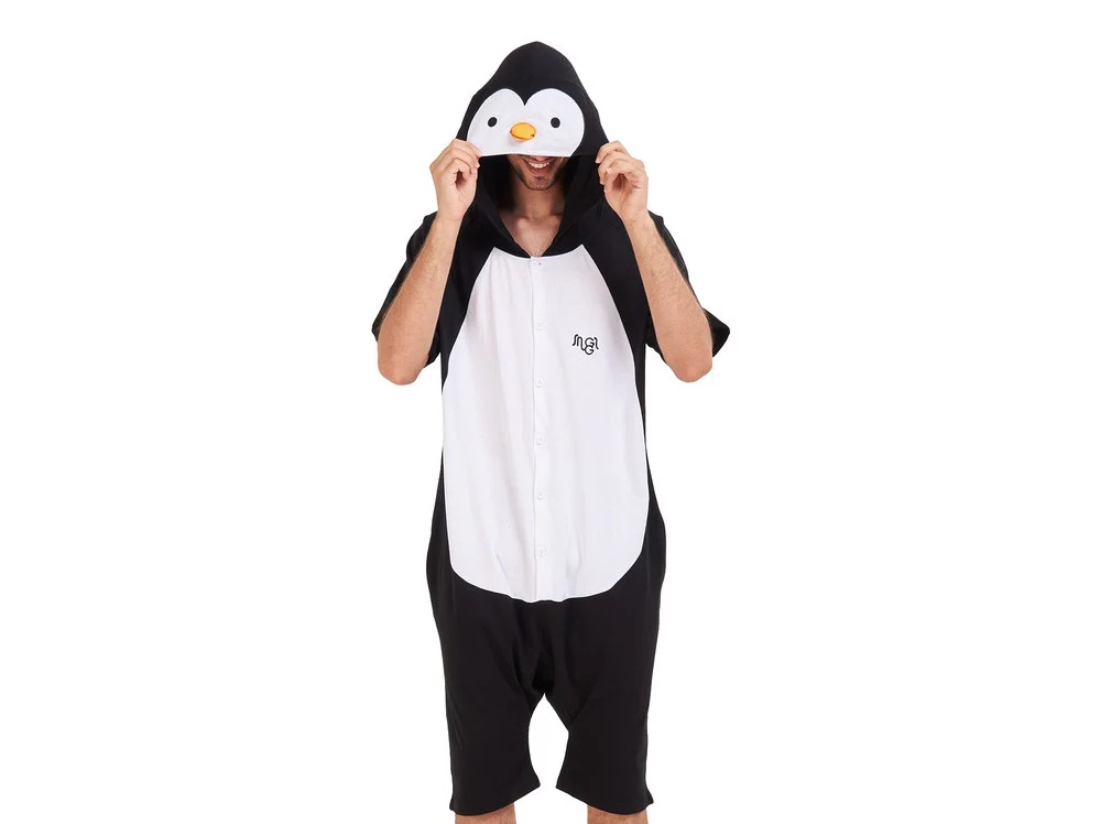 Snuggs Summer Onesie Short Penguin - Image 2