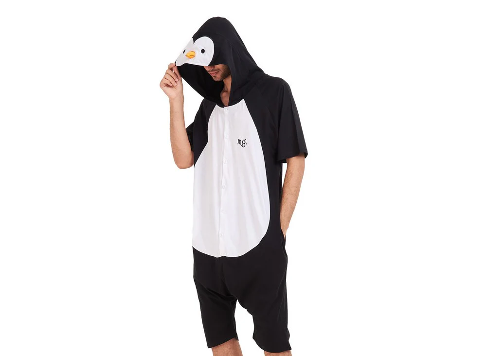 Snuggs Summer Onesie Short Penguin - Image 3