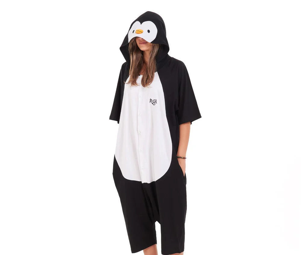 Snuggs Summer Onesie Short Penguin - Image 4