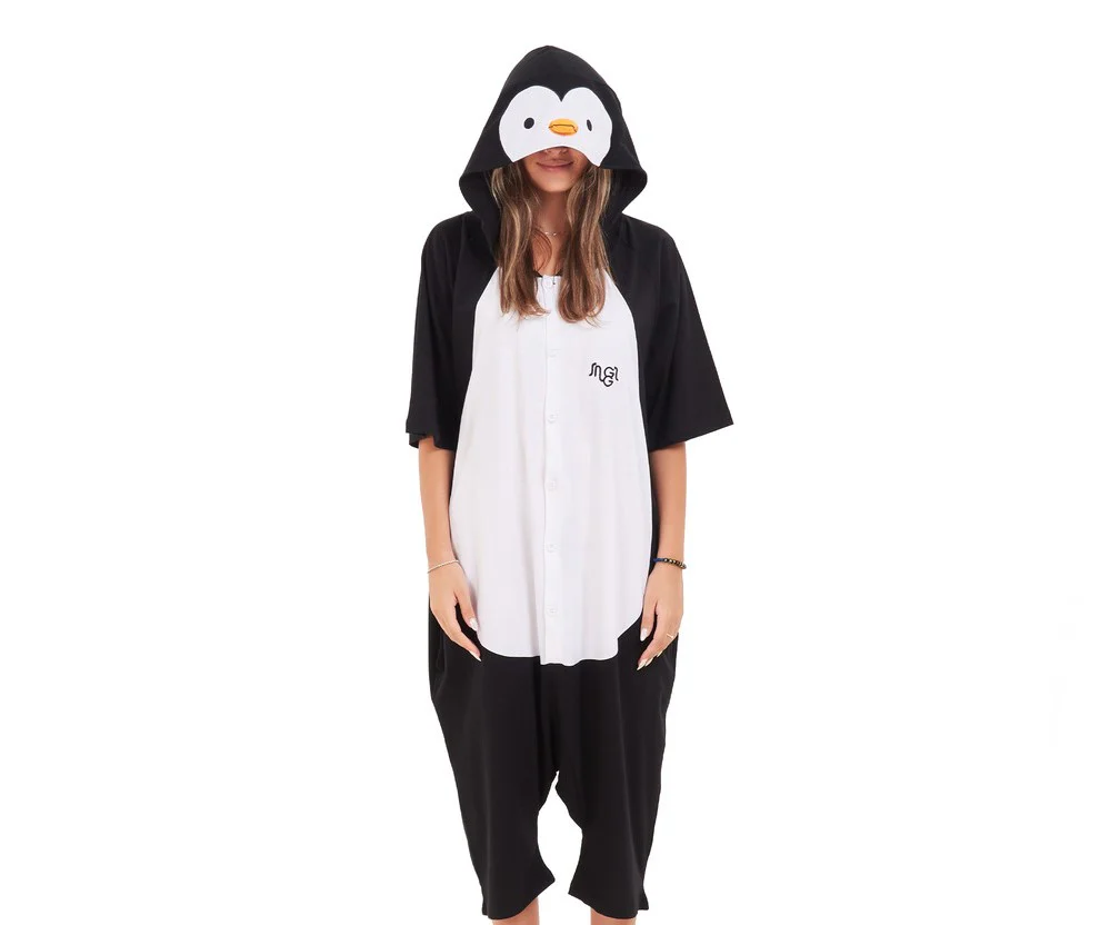 Snuggs Summer Onesie Short Penguin - Image 7