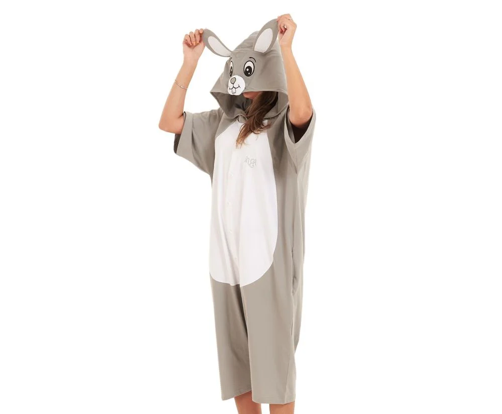 Snuggs Summer Onesie Short Rabbit - Image 2