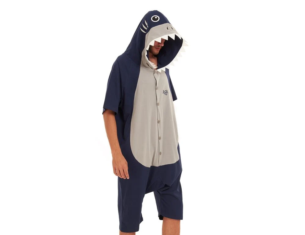 Snuggs Summer Onesie Short Shark - Image 3