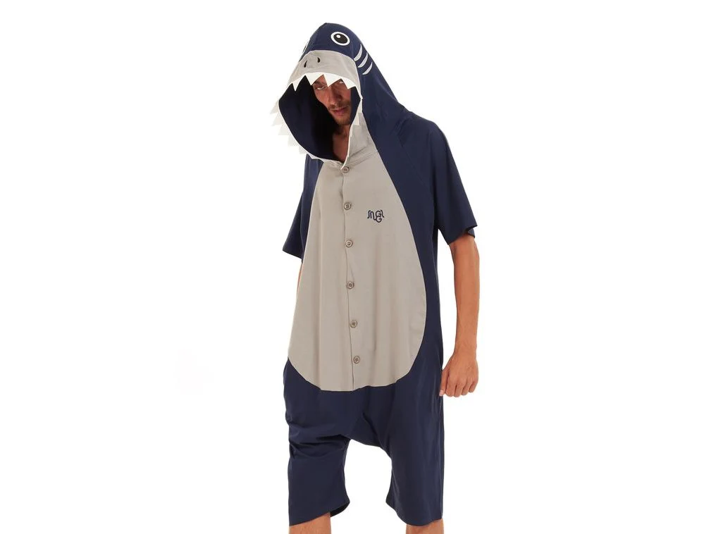 Snuggs Summer Onesie Short Shark - Image 4