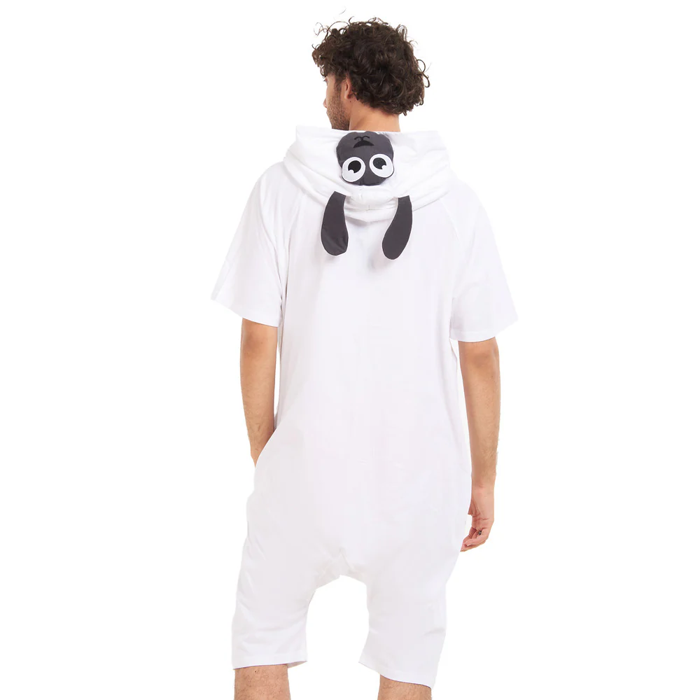 Snuggs Summer Onesie Short Sheep - Image 3