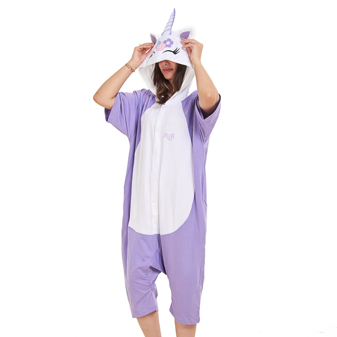 Snuggs Summer Onesie Short Unicorn - Image 2