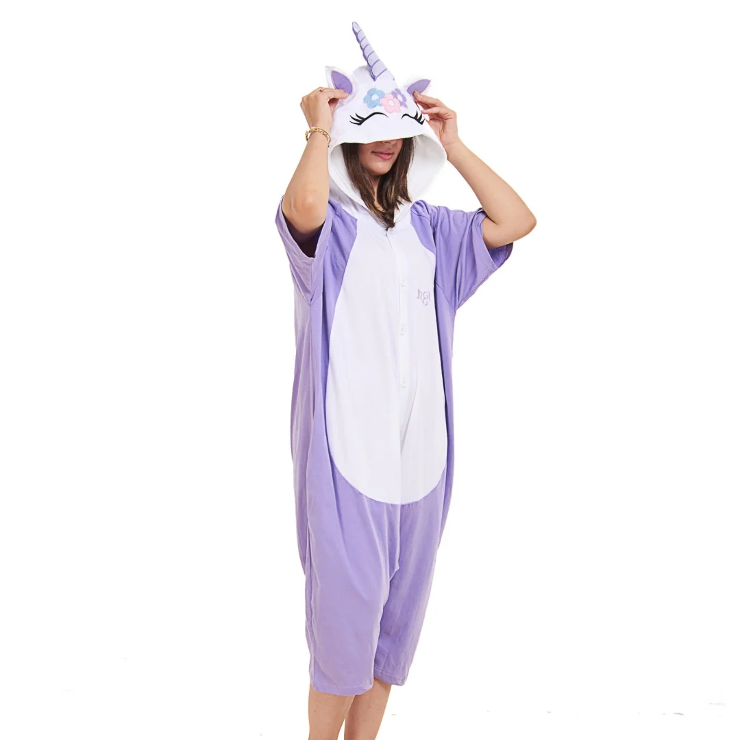Snuggs Summer Onesie Short Unicorn - Image 3