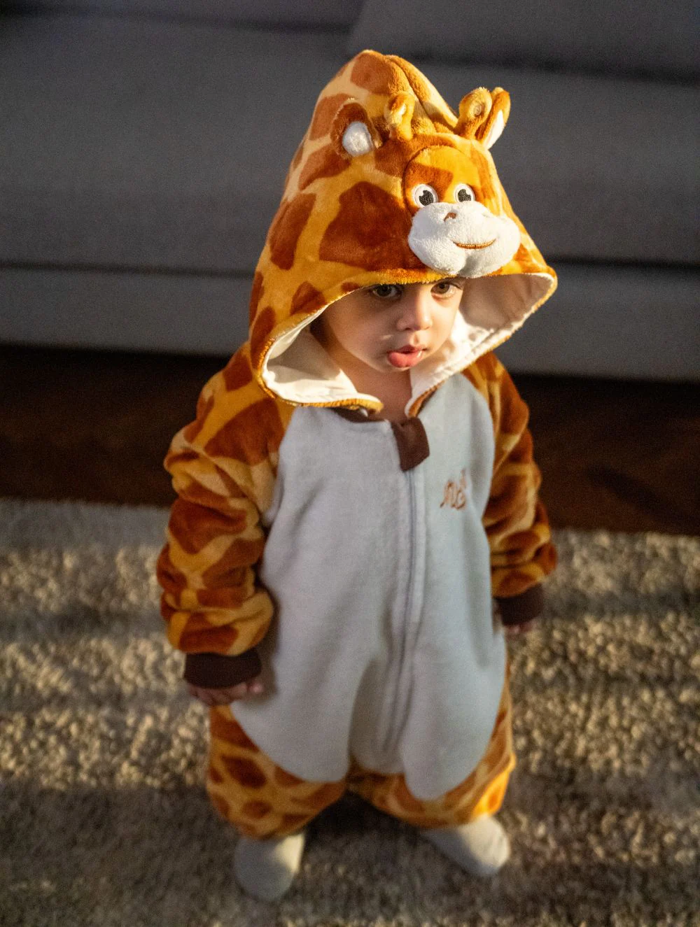 Snuggs Toddler Blanket Onesie Giraffe - Image 3