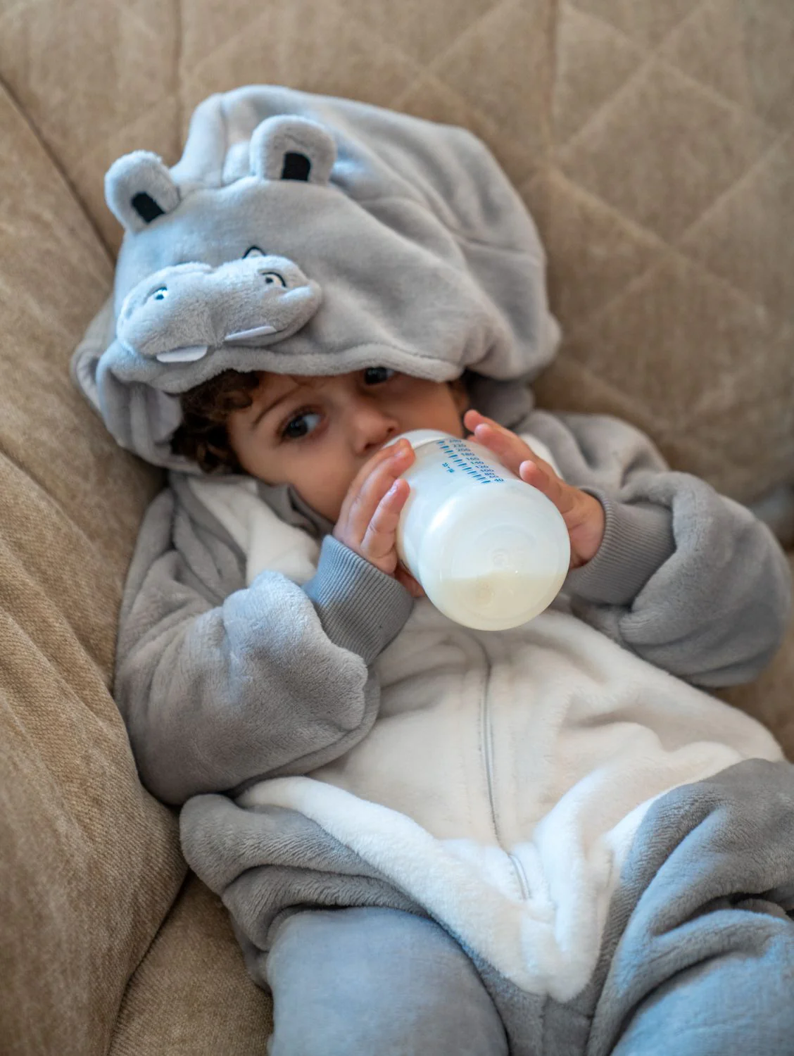 Snuggs Toddler Blanket Onesie Hippo - Image 2