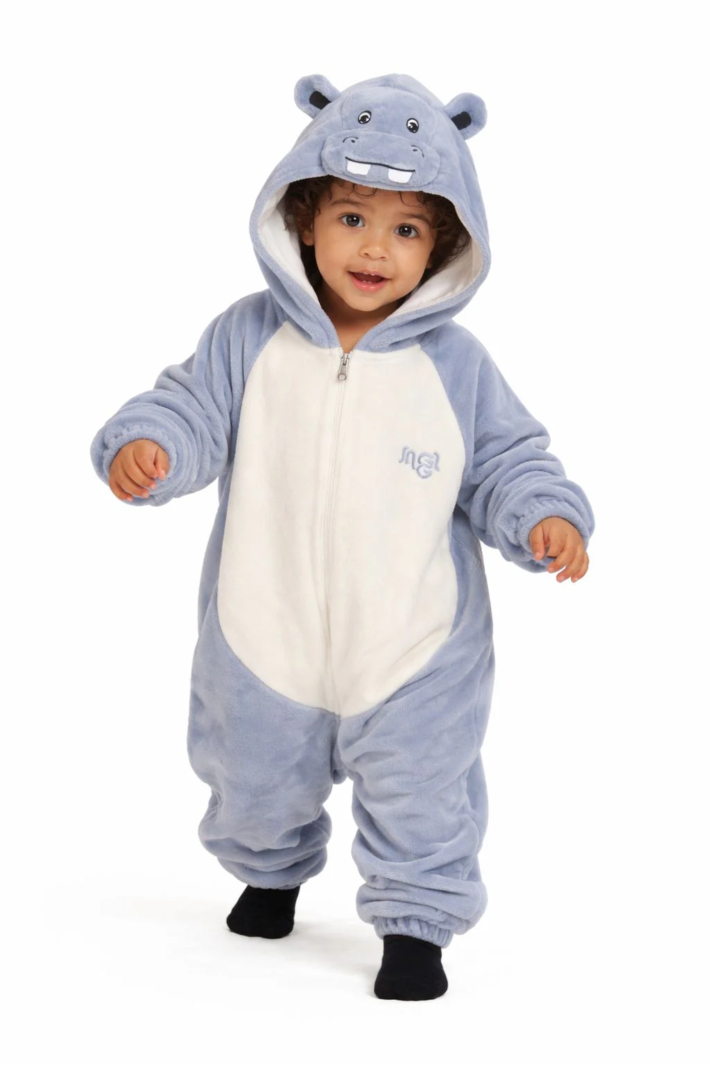 Snuggs Toddler Blanket Onesie Hippo - Image 4