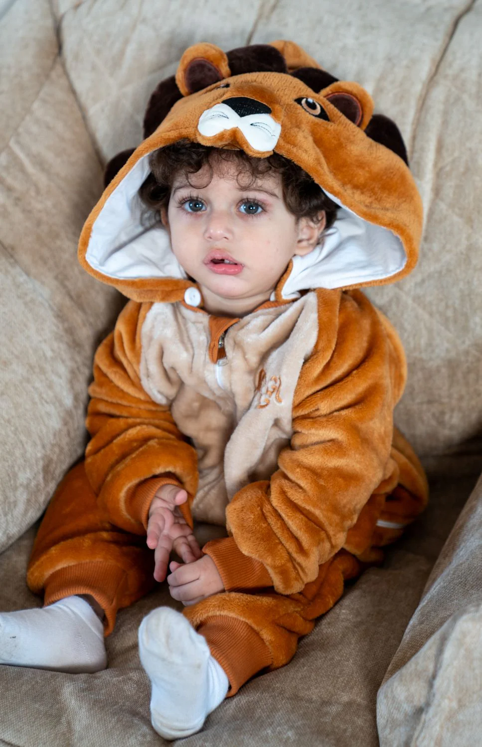 Snuggs Toddler Blanket Onesie Lion - Image 3