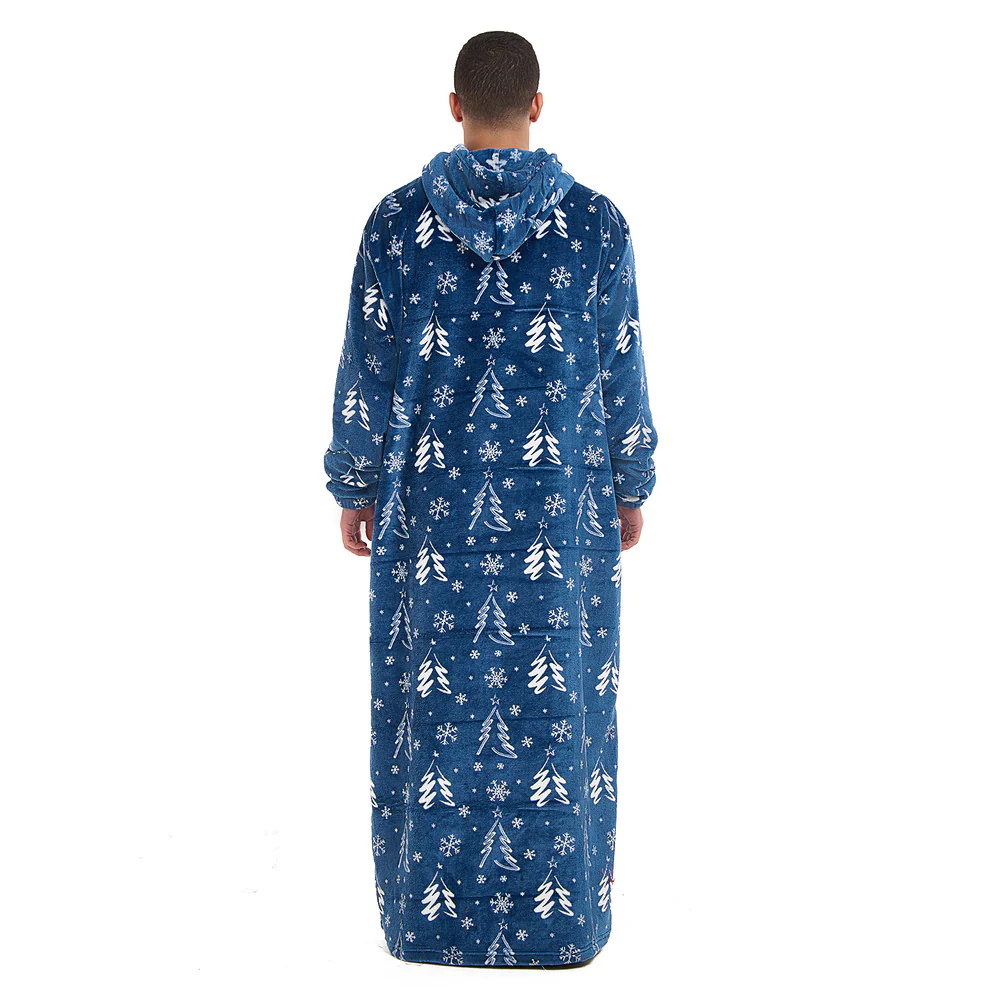 Snuggs Wearable Blanket Monk Blue Christmas Tree - Image 9