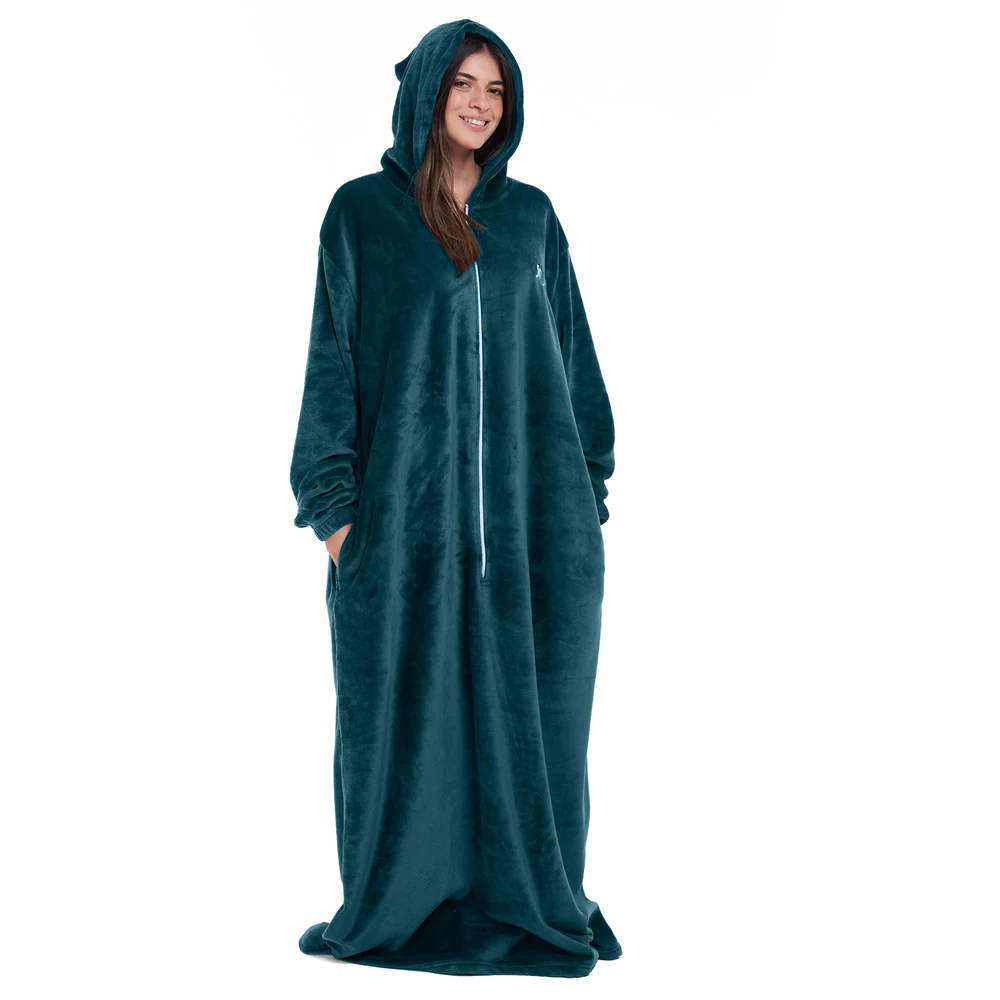 Snuggs Wearable Blanket Monk Dark Petroleum - Image 4