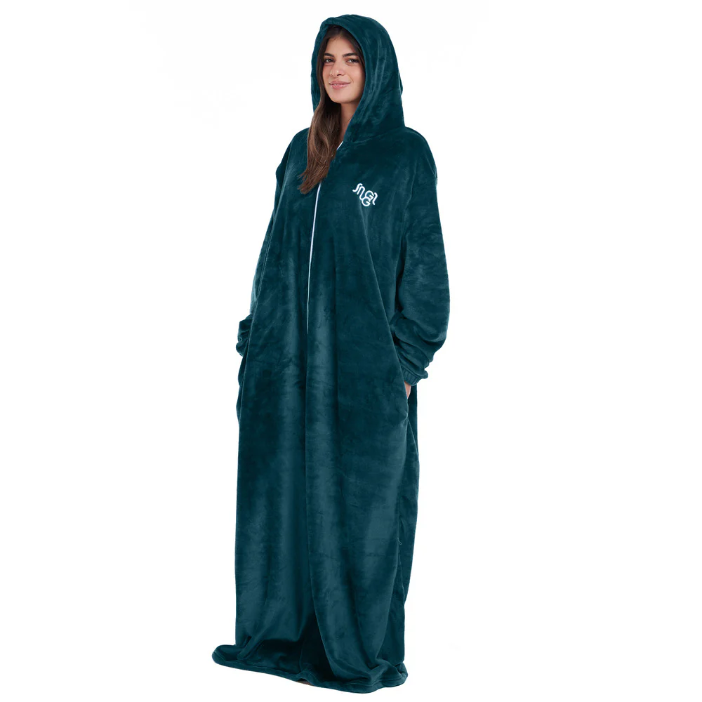 Snuggs Wearable Blanket Monk Dark Petroleum - Image 5