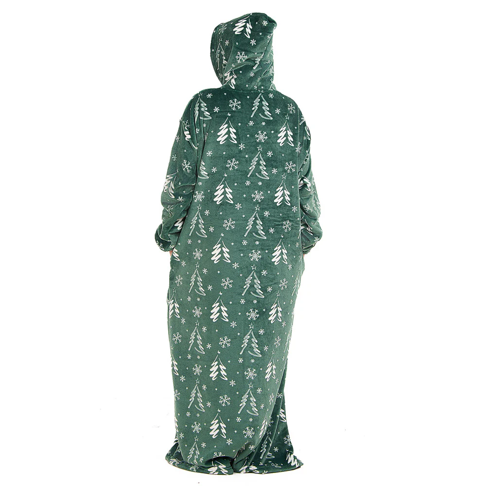 Snuggs Wearable Blanket Monk Green Christmas Tree - Image 7