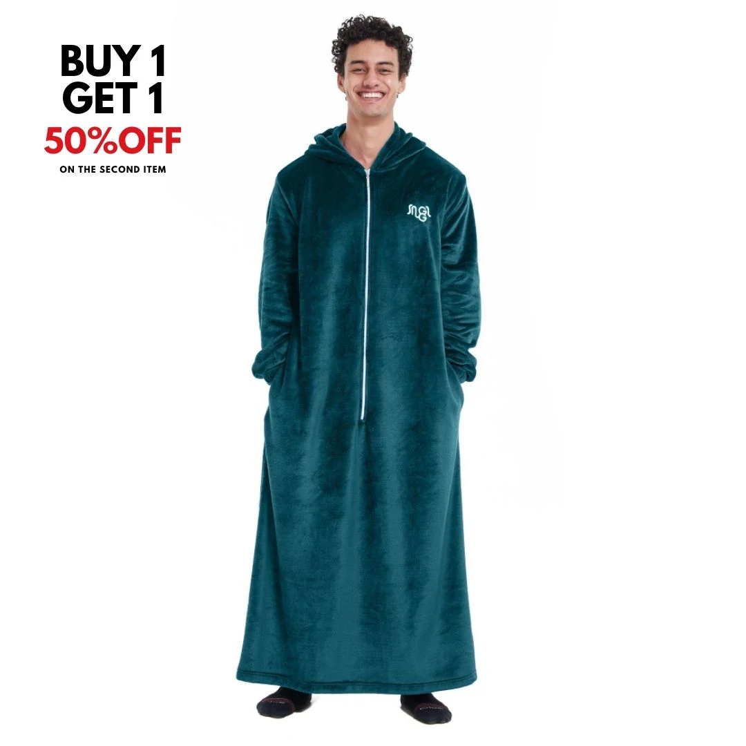 Snuggs Wearable Blanket Monk Teal - Image 5