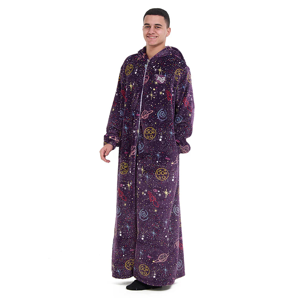 Snuggs Wearable Blanket Monk Purple Space - Image 2