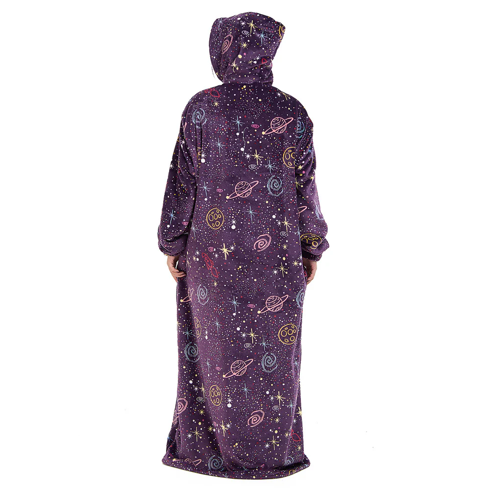 Snuggs Wearable Blanket Monk Purple Space - Image 4
