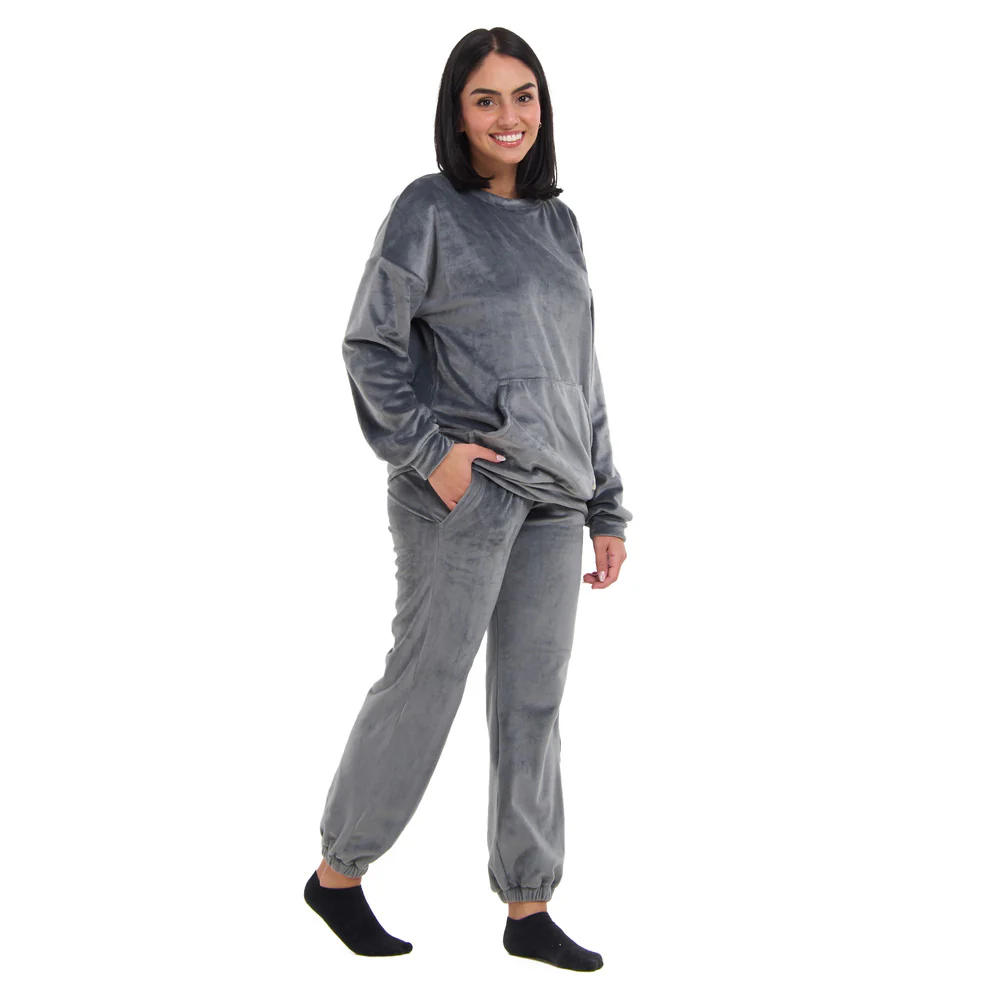 Snuggs women pajama Grey Set - Image 3