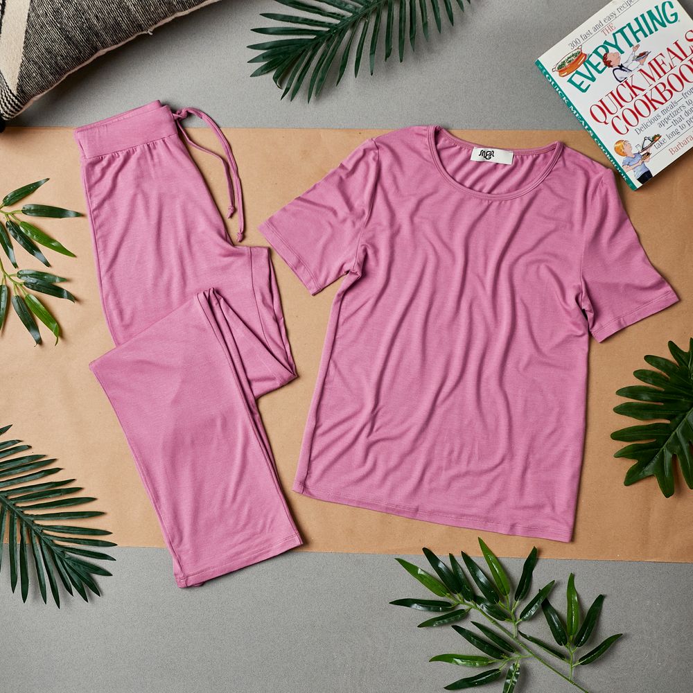 Women summer pajama set Cashmere shirt + Pants