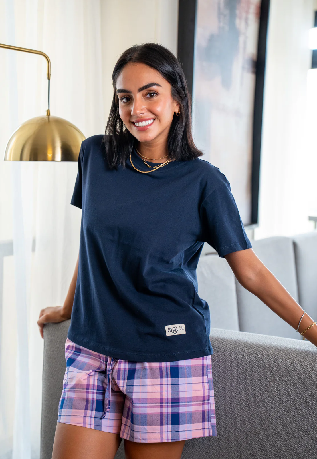 Women Top + Shorts Set