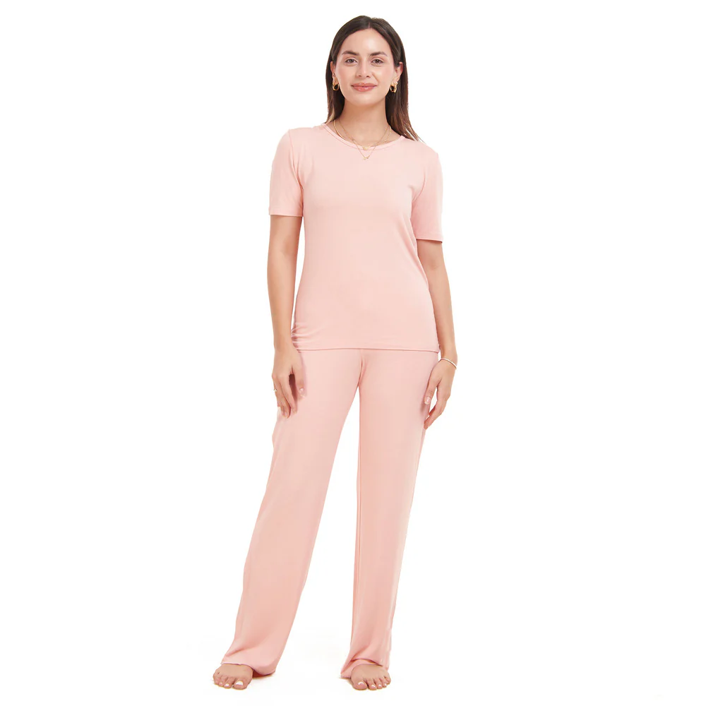Women summer pajama set Simon shirt + Pants - Image 5