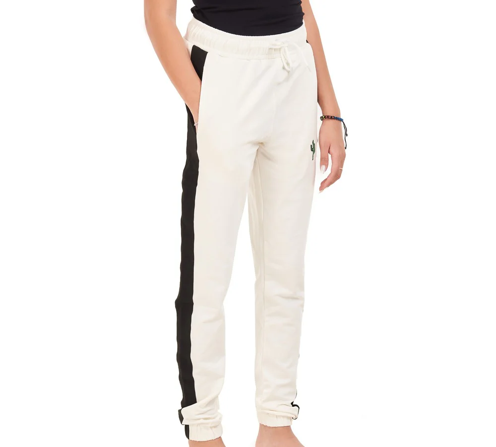 Women summer sweatpants Off-white cactus - Image 3