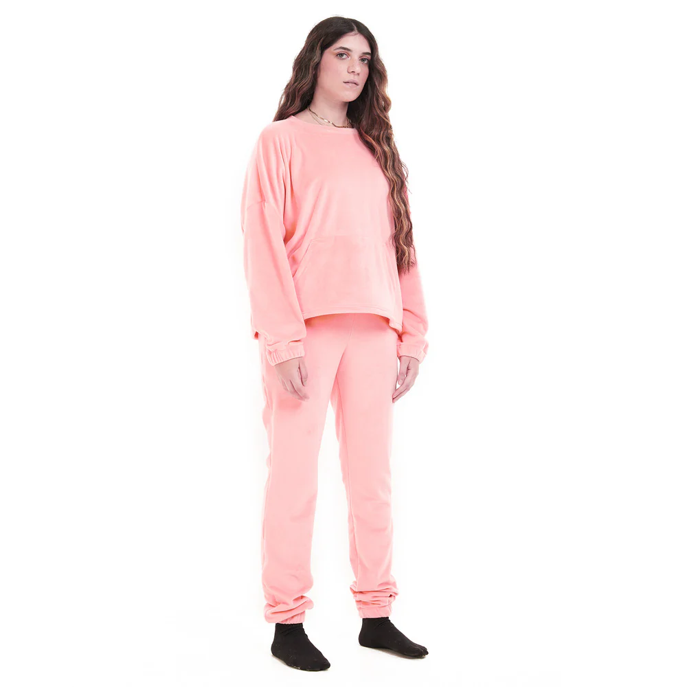 Women Winter Pajama Set Simon Sweatshirt + Pants - Image 3