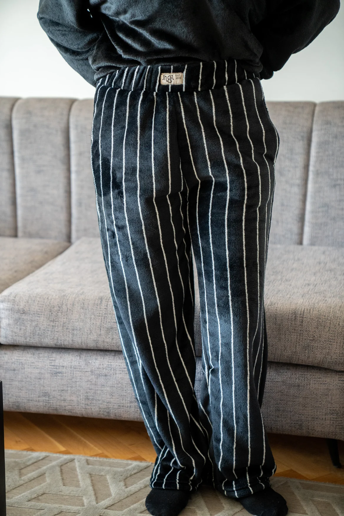Women winter Stripes pants - Image 2